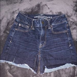 AEO high rise shorts